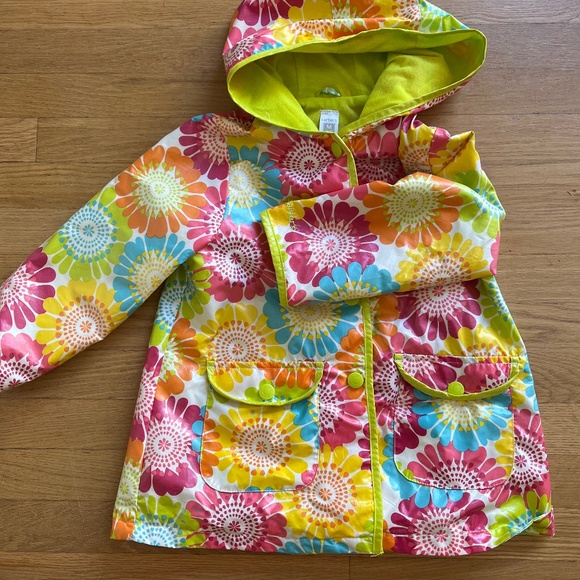 Carter's raincoat girls size Medium 5/6 - Picture 1 of 3